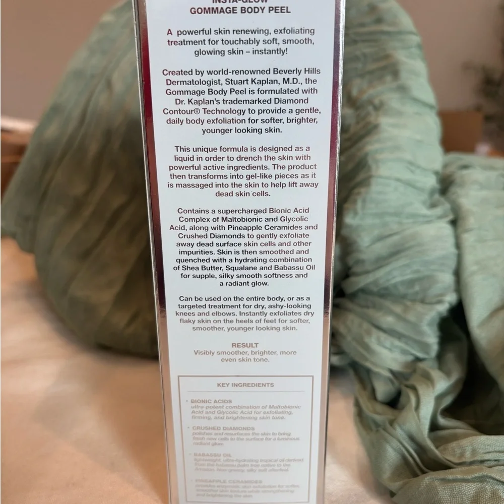 Kaplan MD Diamond Contour Insta-Glow Gommage Body Peel • Exfoliating Treatment